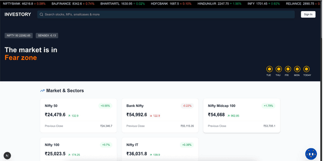 Investory: A Stock Market Game